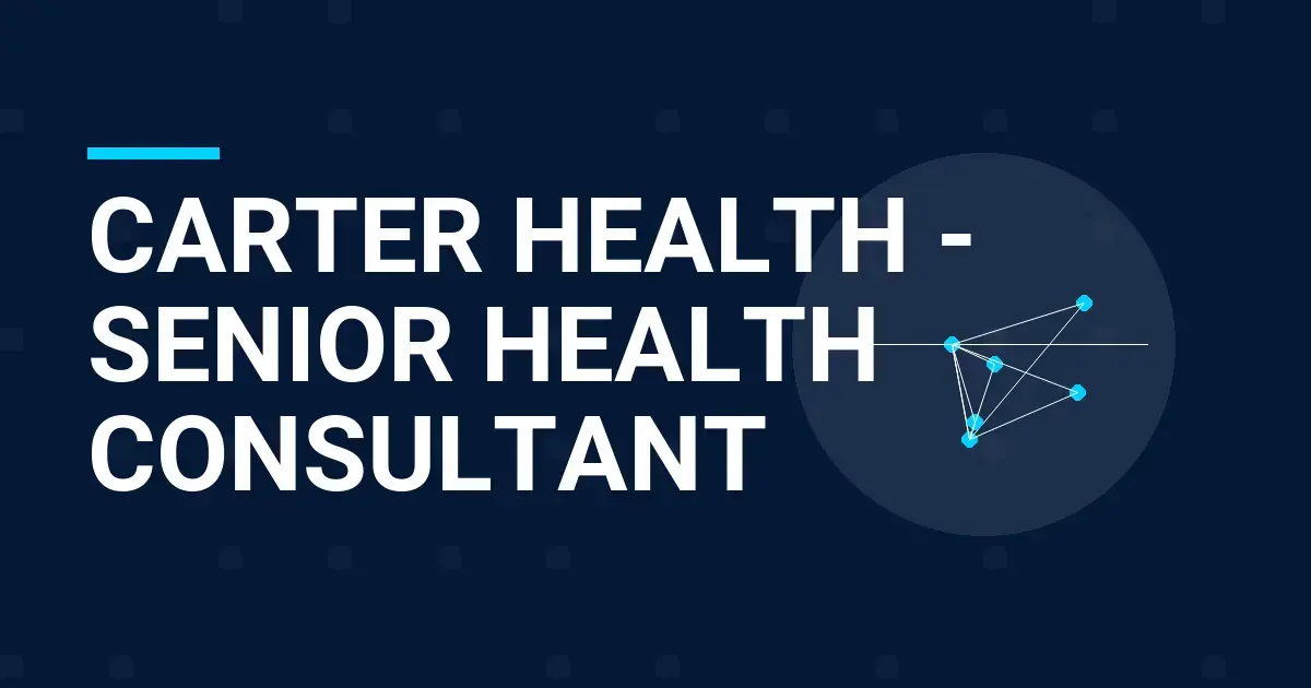 Carter Health - Senior Health Consultant