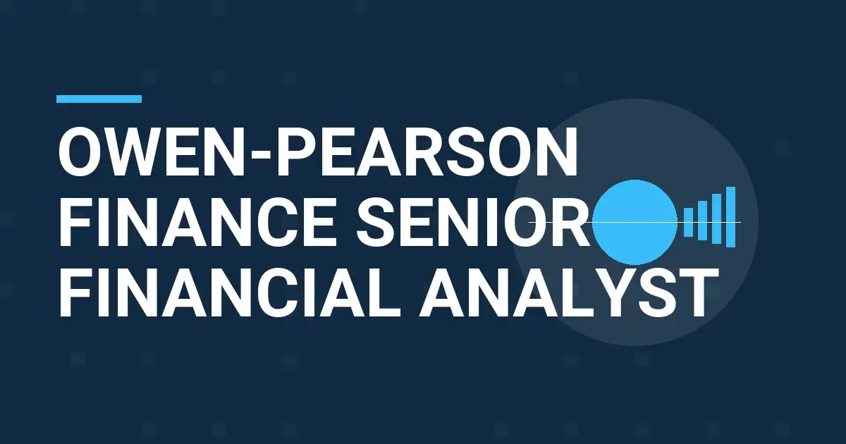 Owen-Pearson Finance Senior Financial Analyst