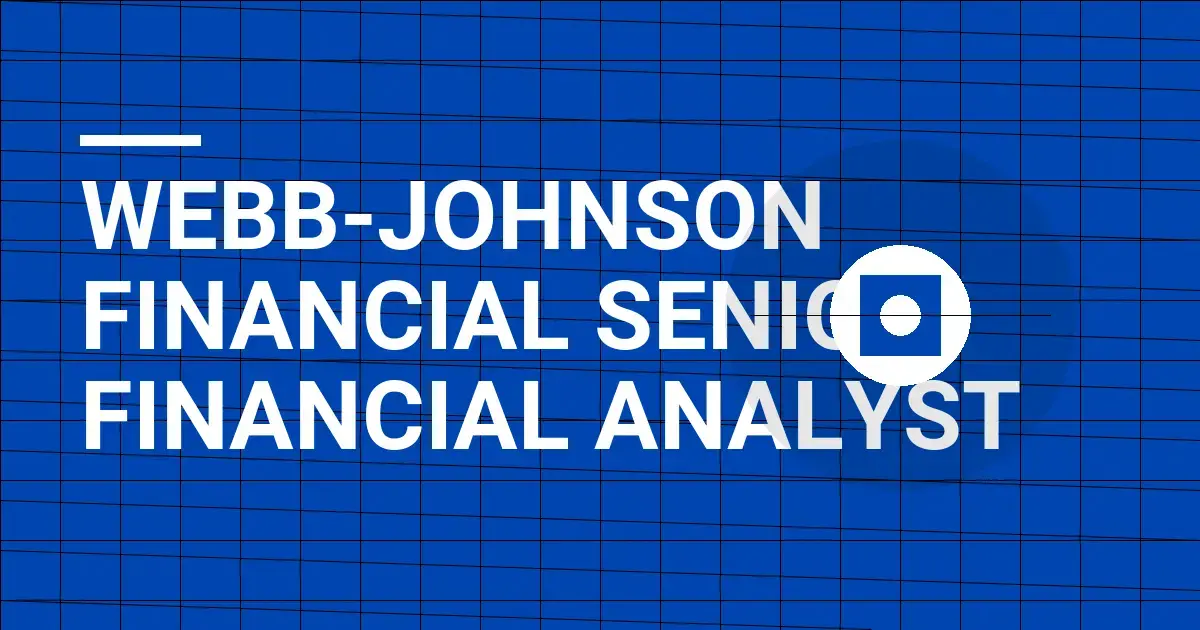 Webb-Johnson Financial Senior Financial Analyst