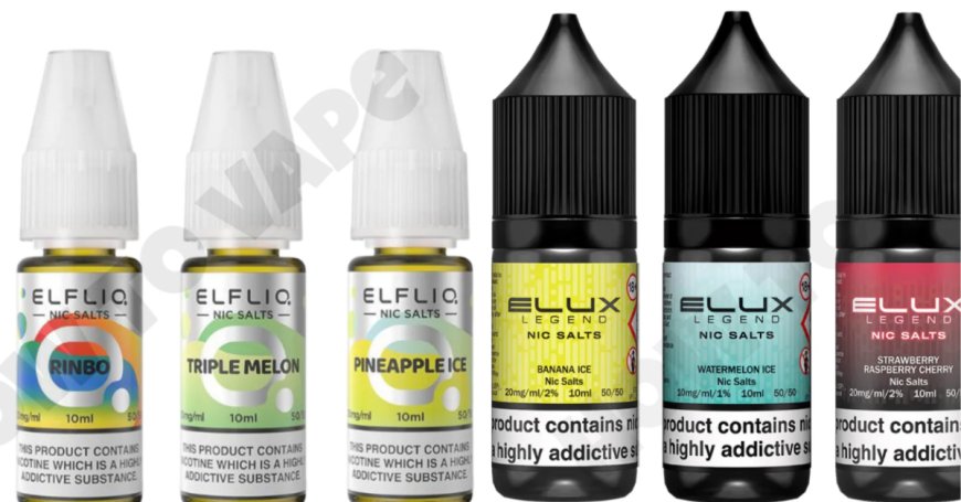 Discover Smooth Satisfaction with Elfliq Nic Salt and Elux Legend Nic Salt from How To Vape