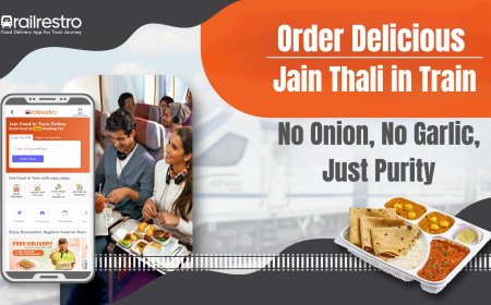 Order Delicious Jain Thali in Train: No Onion, No Garlic, Just Purity