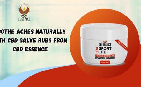 Soothe Aches Naturally with CBD Salve Rubs from CBD Essence